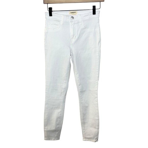 L'AGENCE White Skinny Jeans - Picture 1 of 3